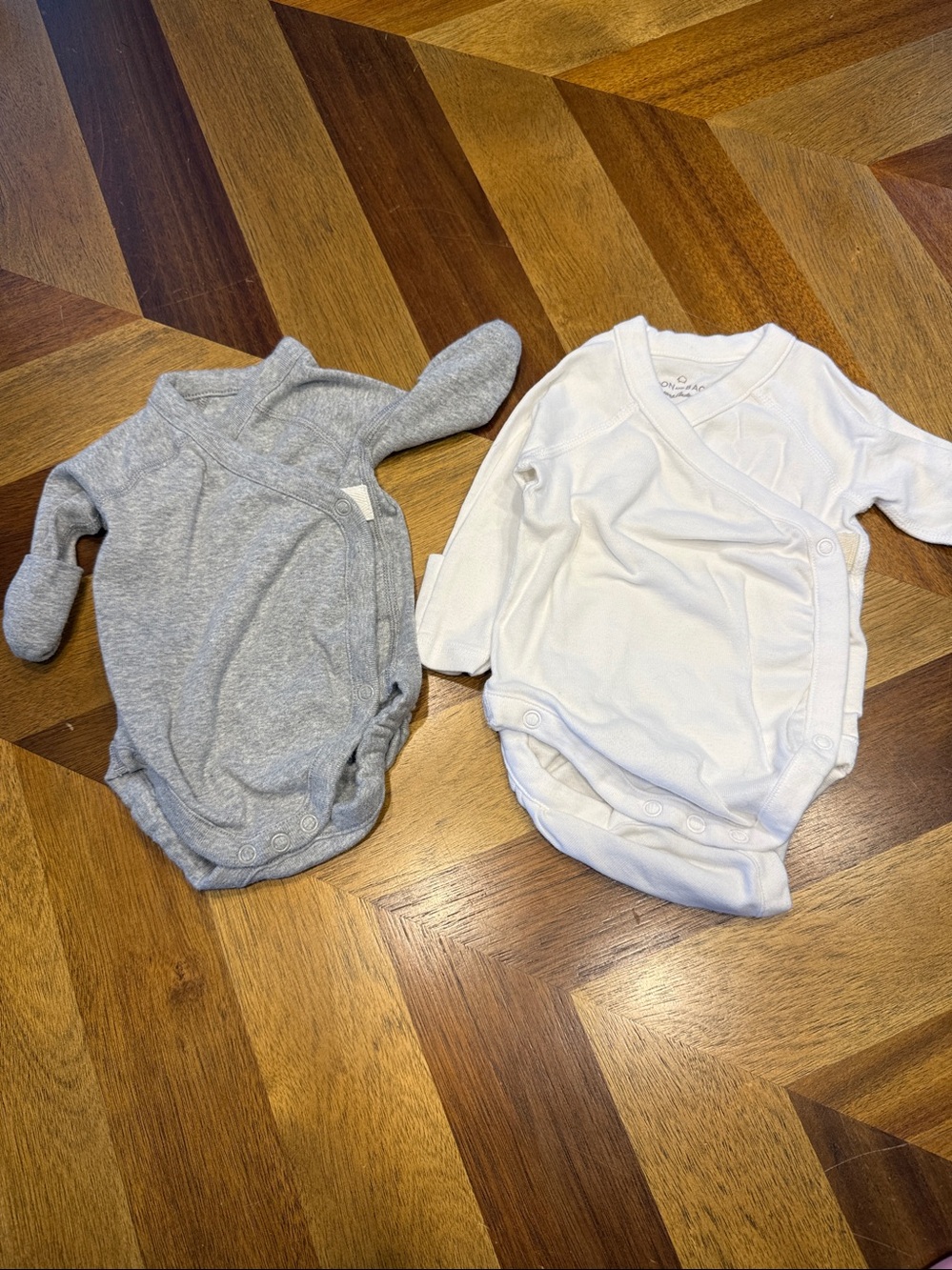 Hanna Andersson Moon & Back 2 piece Baby Bodysuits organic cotton
